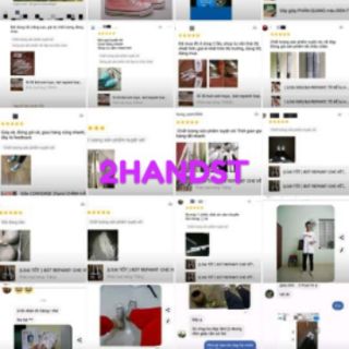 CV 2HAND Cổ Thấp Đen Dễ Phối Đồ