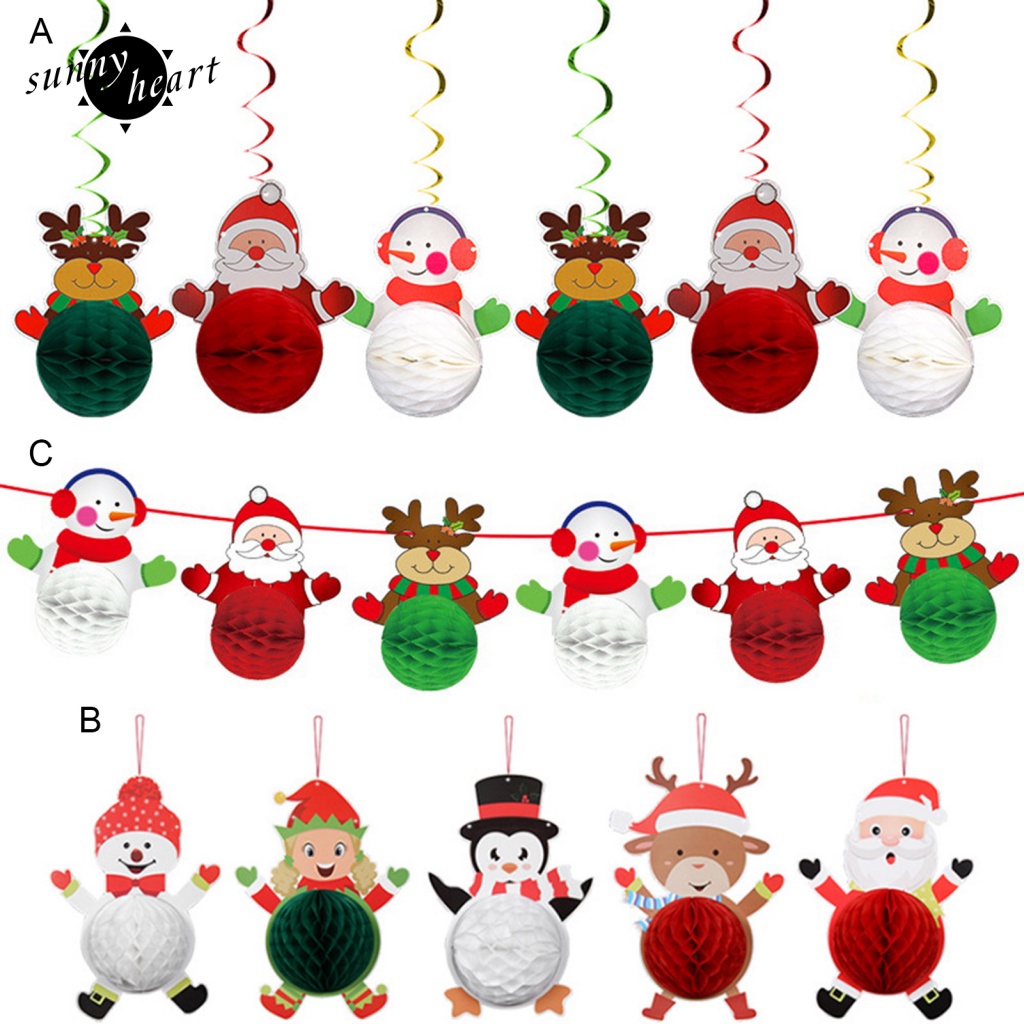 Set 5 / 6 Dây Treo Trang Trí Giáng Sinh Đáng Yêu