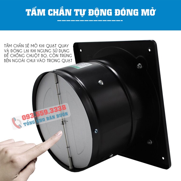 Quạt Hút Gió - Quạt Thông Gió Nhà Xưởng FD 250 - FD300 - Công suất 100 - 120W - Lõi Đồng Cao Cấp - Tặng Công Tắc | BigBuy360 - bigbuy360.vn