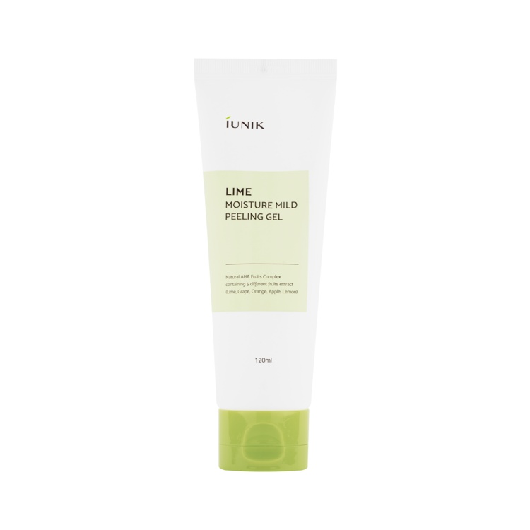 Gel tẩy tế bào chết trái cây IUNIK Lime Moisture Mild Peeling Gel 120g [HSD 16/7/2022]