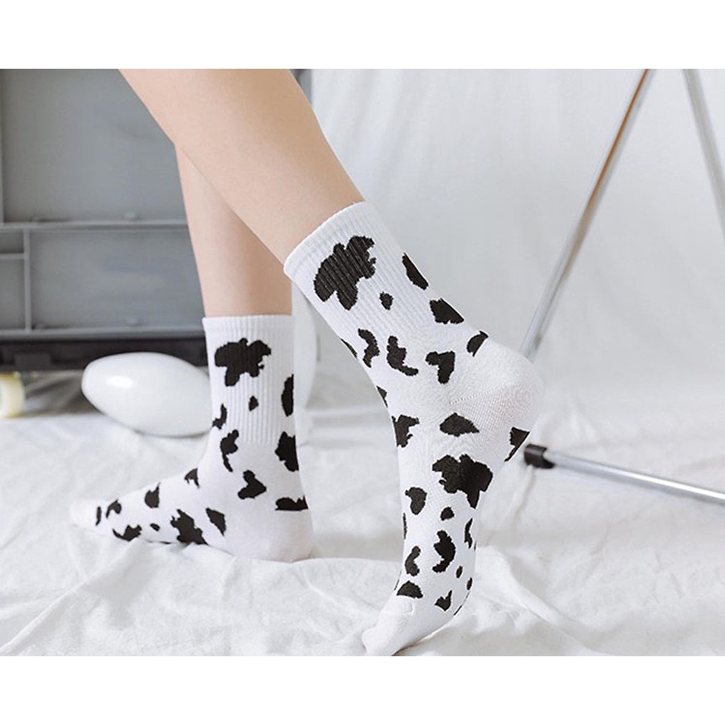 Tất bò sữa cổ ngắn thấm hút mồ hôi tốt dáng ôm chân đẹp