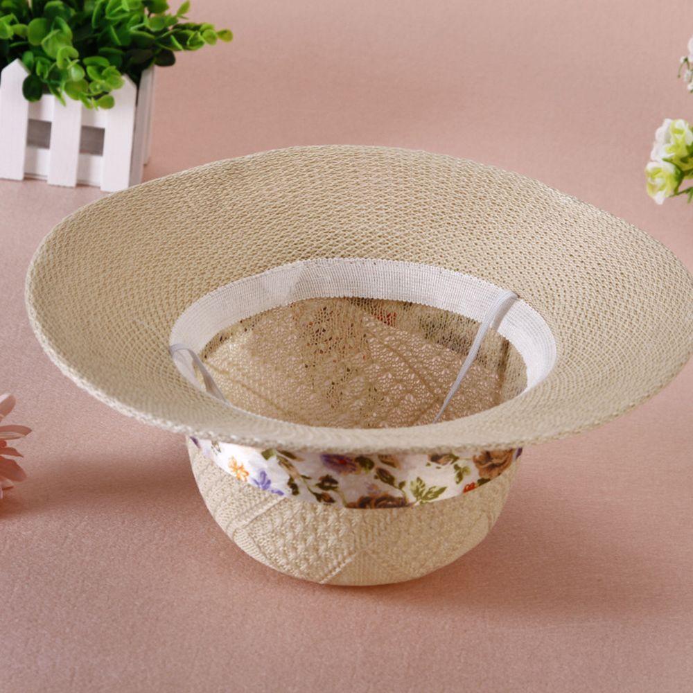 IVORY Nón Tai Bèo Rộng Vành Phối Nơ Ruy Băng Xinh Xắn Dành Cho Nữ