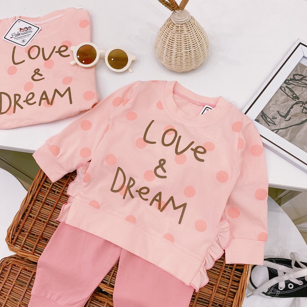 BỘ QUẦN ÁO COTTON QUẢNG CHÂU CHO BÉ DIỆN THU INLOVE SIÊU MỀM MẠI CO GIÃN 4 CHIỀU SIZE 6-18KG