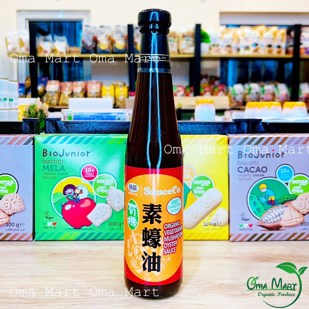 Dầu hào chay hữu cơ từ nấm [Sauceco] 420ml