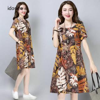 Đầm Nữ Dài Tay Cổ Tròn Thời Trang Hàn