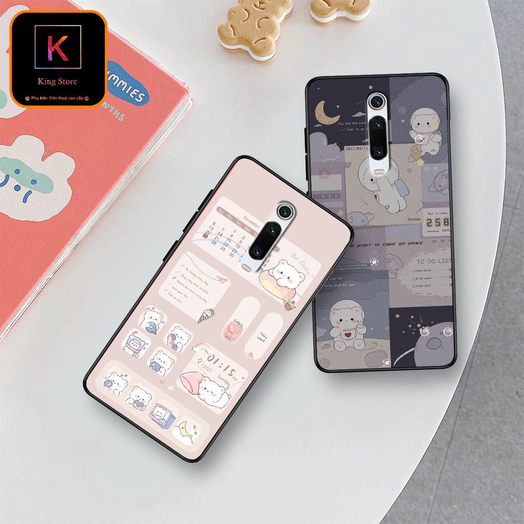 Ốp lưng Xiaomi Redmi K20 - Redmi K20 Pro - Redmi K30 - Ốp in hình thỏ con dễ thương - Lưng nhám Viền  TPU cao cấp