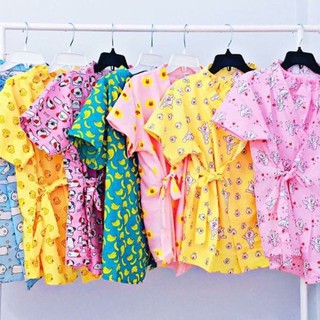 BỘ NGỦ KIMONO THÁI TAY NGẮN QUẦN NGẮN SP0025