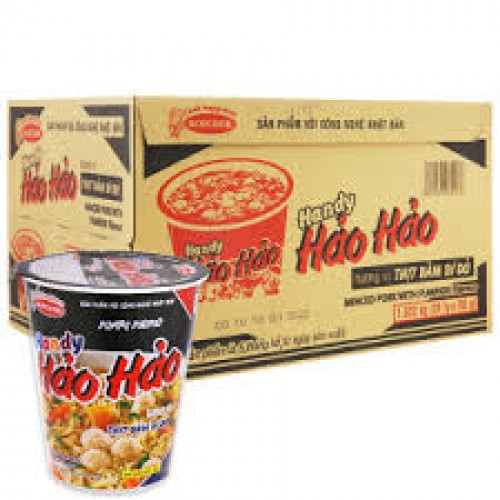 Mì ly/cốc Handy Hảo hảo 67g (1 thùng 24 ly/ cốc)