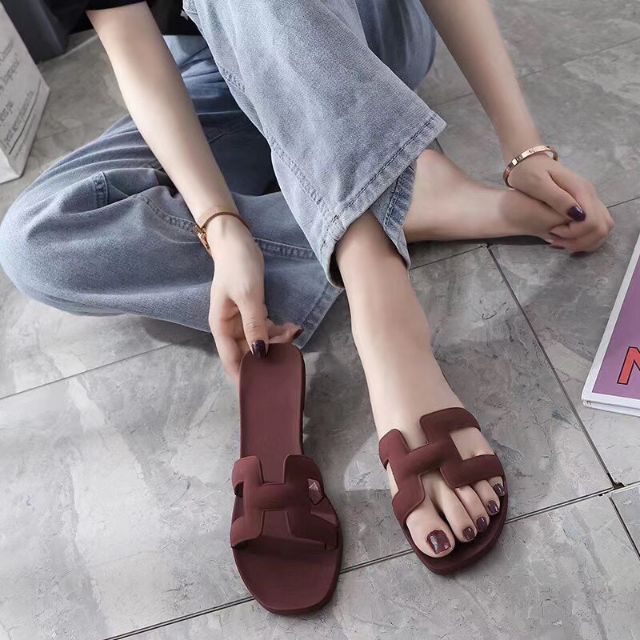 Dép nhựa H thời trang đi mưa mới free ship ( kèm ảnh thật) | BigBuy360 - bigbuy360.vn