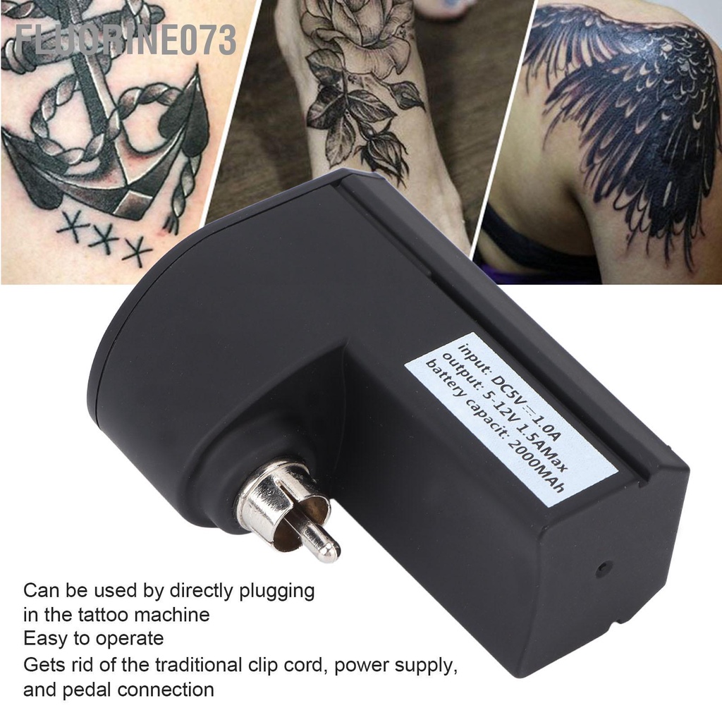 [Hàng Sẵn] Hình xăm uốn cong Nguồn điện không dây Máy hình LCD Pin 【Fluorine073】