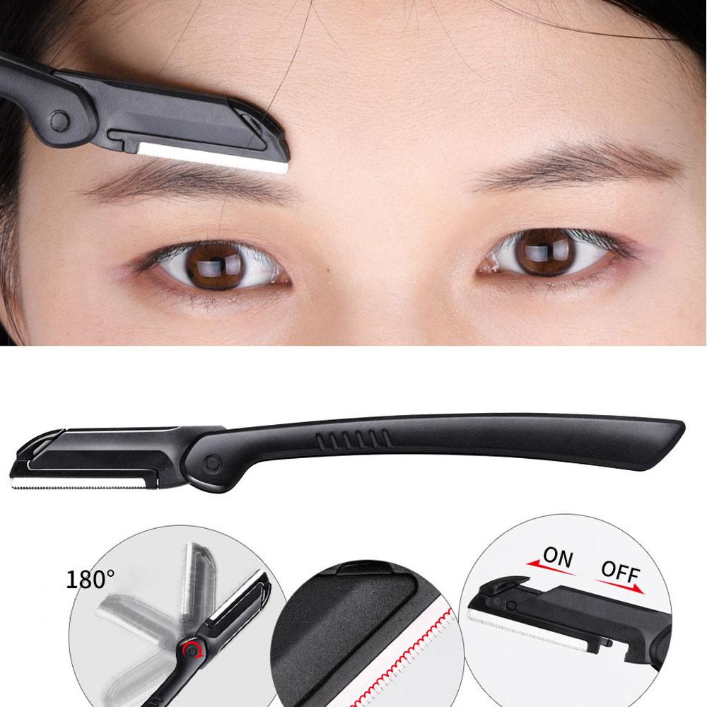 Bộ 4 Dụng Cụ Kéo Cắt Tỉa Lông Mày Kèm Lược Chải Tiện Dụng