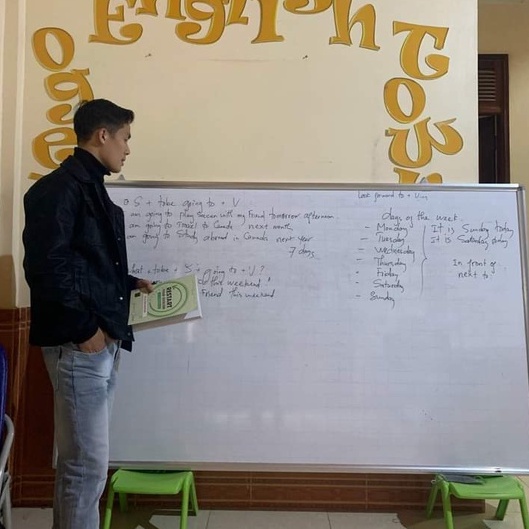 Bảng từ trắng,KT:80x120cm,100x120cm khung to dòng Standard - Bảng Cường Thúy