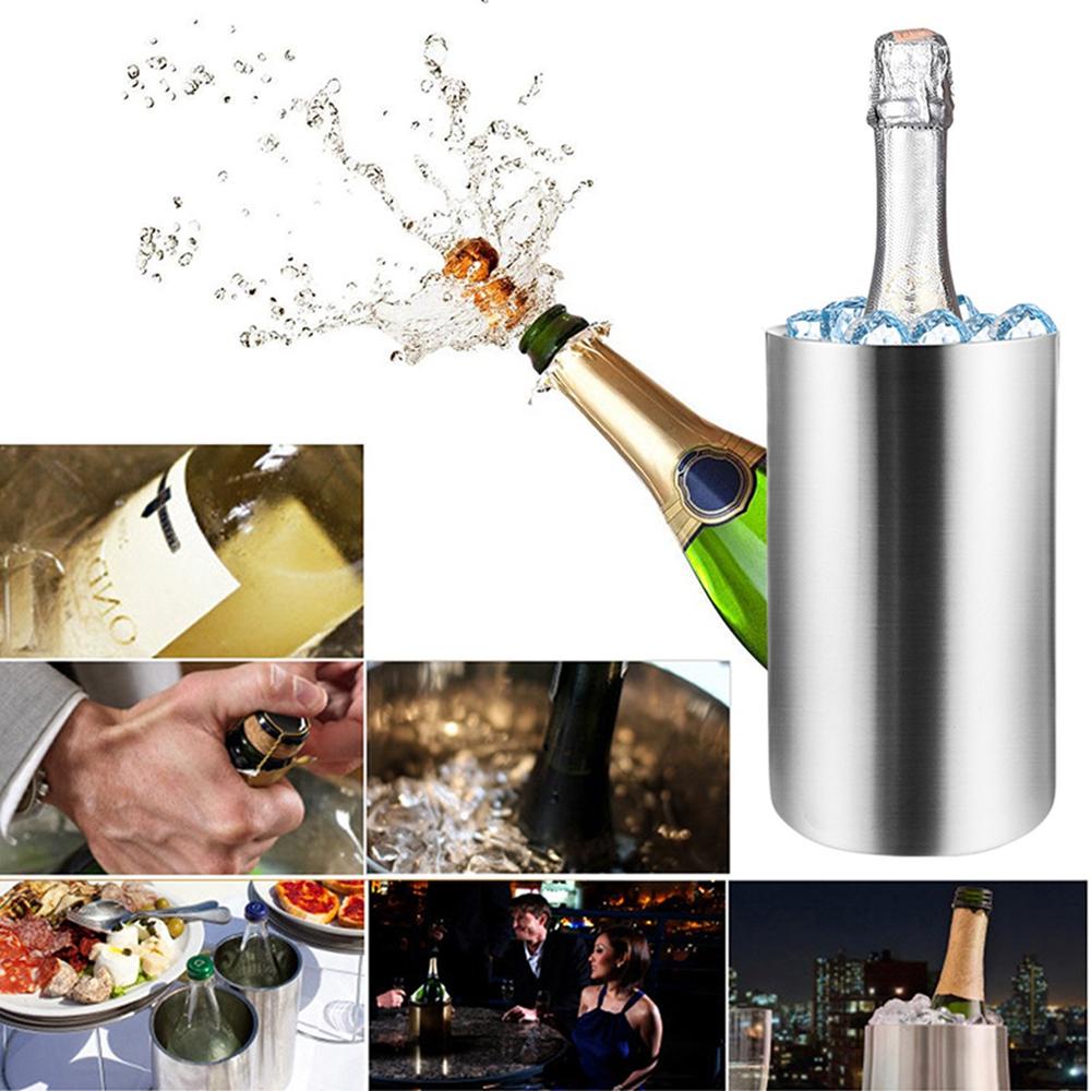 HARRIETT Xô Đựng Đá Bằng Thép Không Gỉ Tiện Dụng Cho Nhà Bếp / Quán Bar