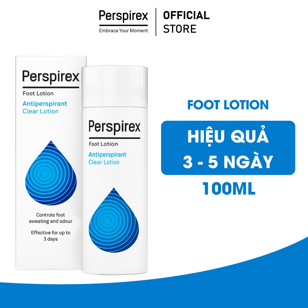 Combo Khử Mùi Toàn Thân Perspirex Original 20ml Và Perspirex Foot Lotion 100ml