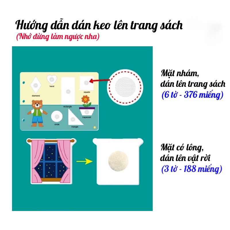 Học liệu bóc dán thông minh cho bé 17 chủ đề Hapi Toys - Đồ chơi giáo dục Montessori LOẠI 1 cho bé tư duy phát triển