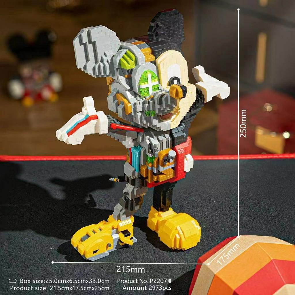 Bộ Đồ Chơi Lắp Ráp Chuột Mickey 2973 Mảnh Cho Bé