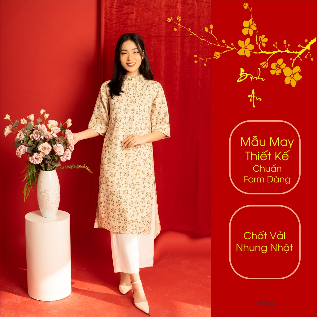 Áo Dài Cách Tân [ HÀNG THIẾT KẾ NHÀ MAY CHUYÊN NGHIỆP ] Chuẩn Form Dáng erosbyblink TK302 | BigBuy360 - bigbuy360.vn