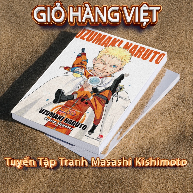 Truyện tranh - Tuyển Tập Tranh Masashi Kishimoto: Uzumaki Naruto - Artbook Naruto ( tặng kèm poster gập + bảng tịcker)