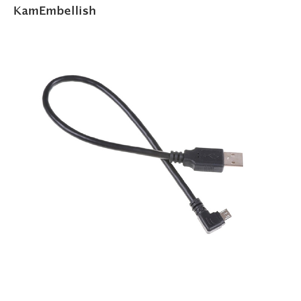 Góc Phải Ngắn 20Cm 90 Độ° Cáp Sạc Nhanh 2A Micro USB