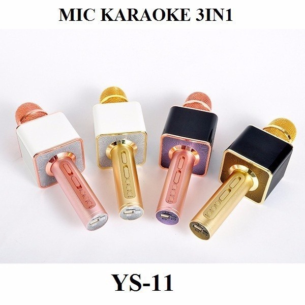 Micro karaoke YS11 3 in 1 giá rẻ - BH 3 tháng | YS-11 | YS 11 | Micro karaoke bluetooth YS11 shop