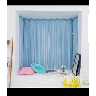 (CÓ SẴN) Rèm dán tường, màn dán tường