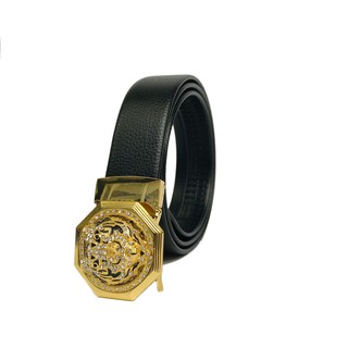 Thắt lưng nam đính đá mặt rồng / Dây lưng nam khóa cài tự động