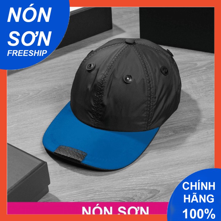 Mũ Lưỡi Trai Nón Sơn Vải Dù Đen Xanh Chính Hãng Hàng Chuẩn Tem 7 Màu Thời Trang Nam Nữ Cao Cấp Mới 2023