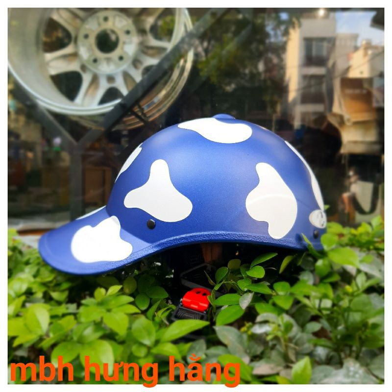 mũ bảo hiểm lưỡi trai thể thao cao cấp thời trang gắn đá ngọc lấp lánh