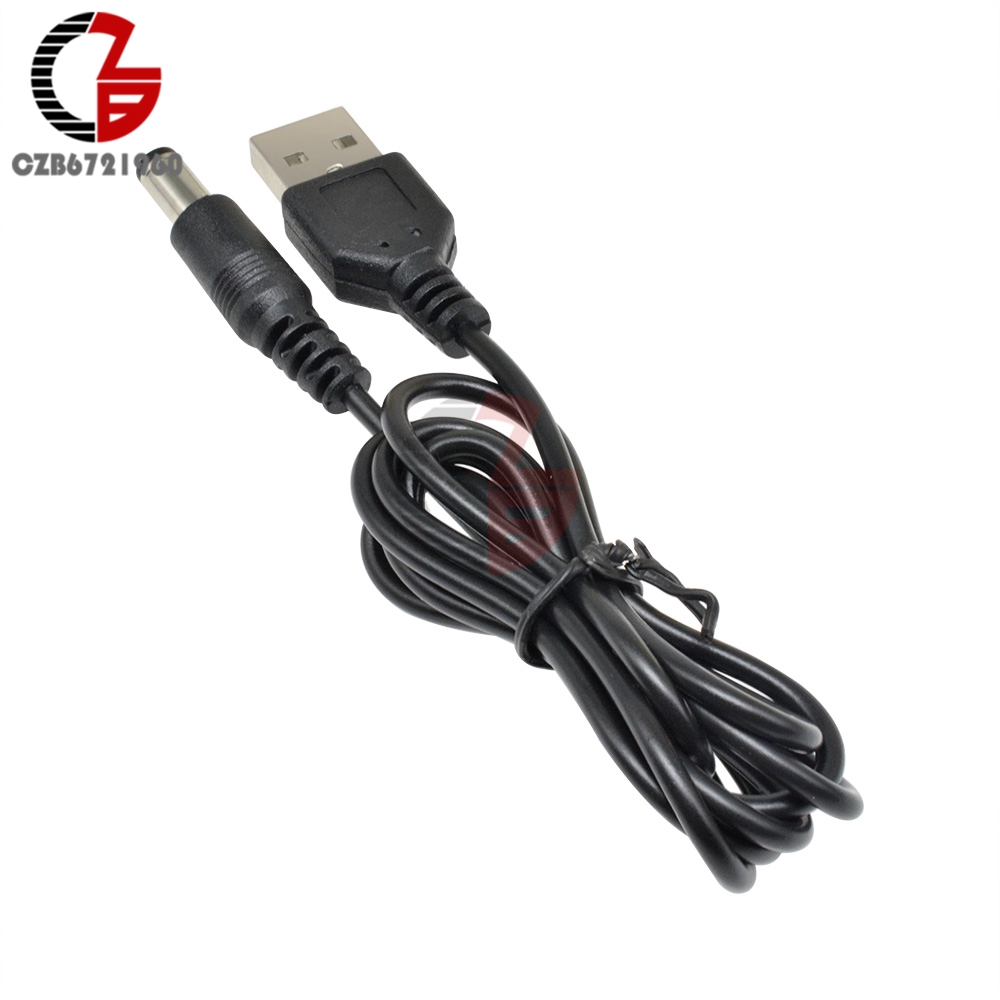 Dây cáp chuyển đổi USB 2.0 A sang DC 5.5mm x 2.1mm