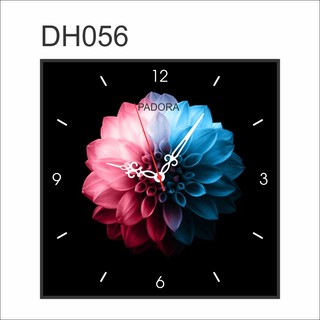 Đồng hồ treo tường kim trôi hình hoa 056 size 24-30cm