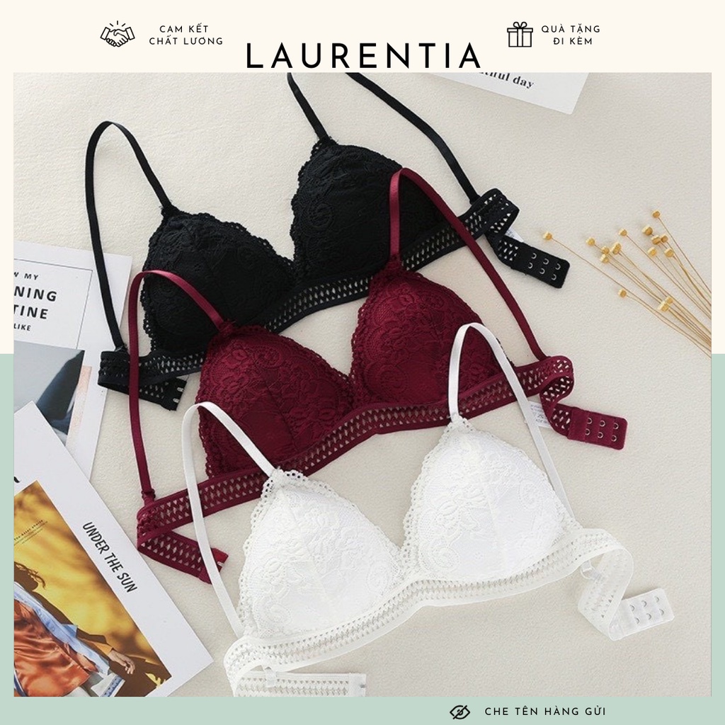 Áo Lót Bra Nữ Không Gọng Ren Hoa Cao Cấp Đệm Mỏng Gợi Cảm Sexy Br7311