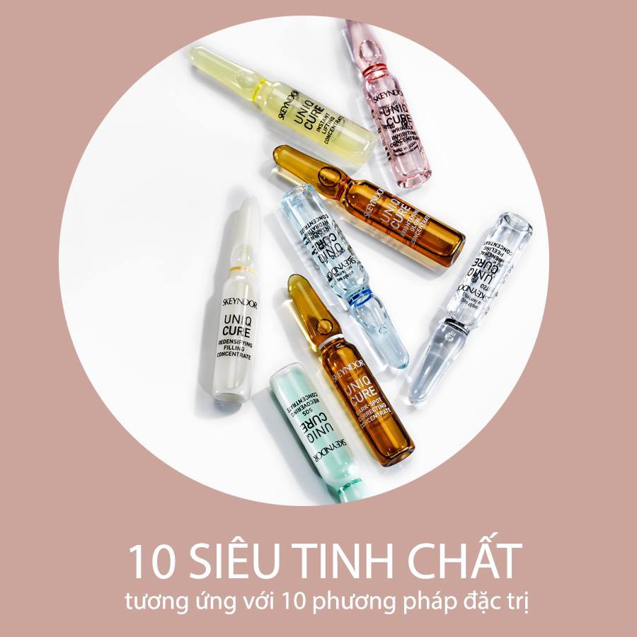 SKEYNDOR Uniqcure Hộp 7 ống tinh chất nâng cơ Instant Lifting Concentrate 14ml | BigBuy360 - bigbuy360.vn