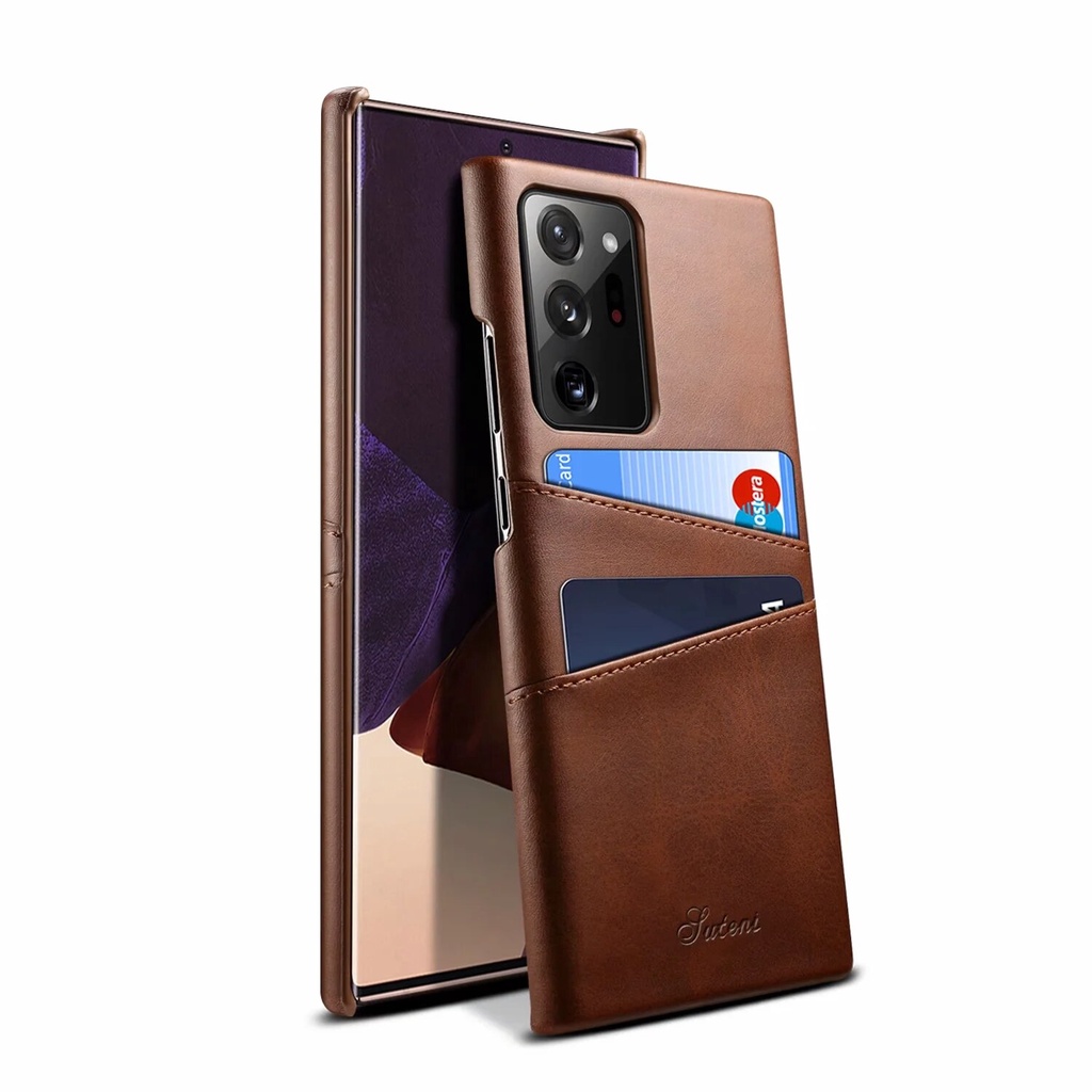 Ốp Điện Thoại Da PU Có Ngăn Đựng Thẻ Cho Samsung Galaxy S21 Ultra S22 S20 S10 Note 10 Plus Note 20 Ultra