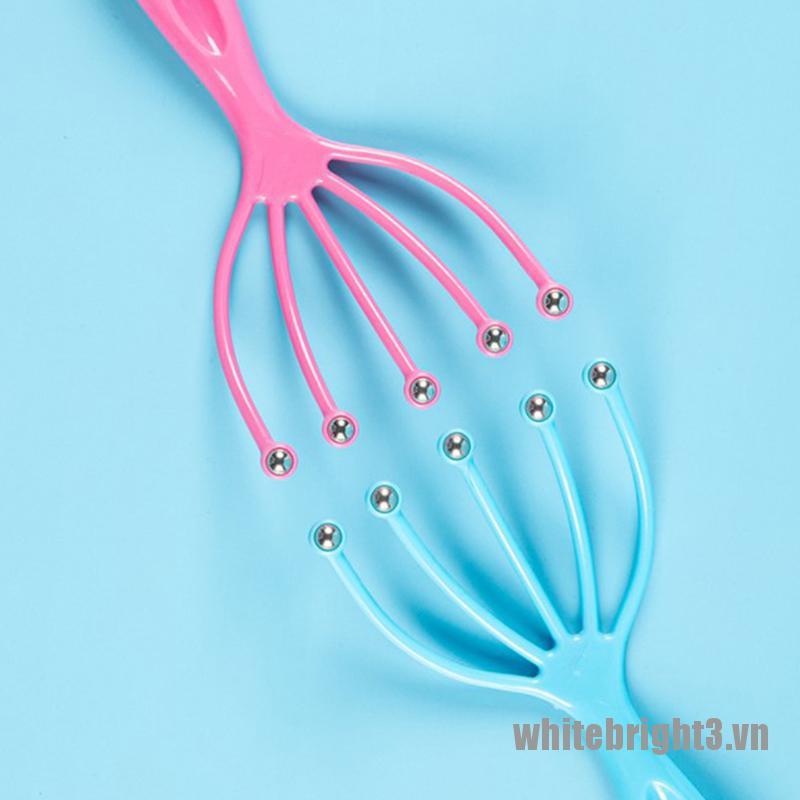(Hàng Mới Về) Dụng Cụ Mát Xa Đầu Bằng Thép Không Gỉ