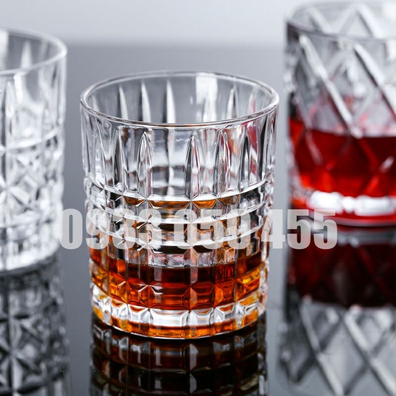 Ly rock kim cương pha lê uống whisky, cốc uống rượu tây mạnh
