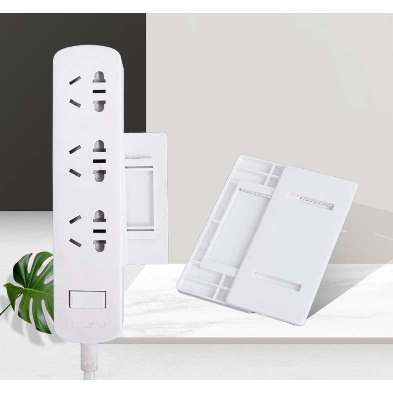 Miếng dán treo ổ điện, bộ phát wifi, điều khiển... cực chắc giúp làm gọn góc PC, bàn làm việc hiệu quả
