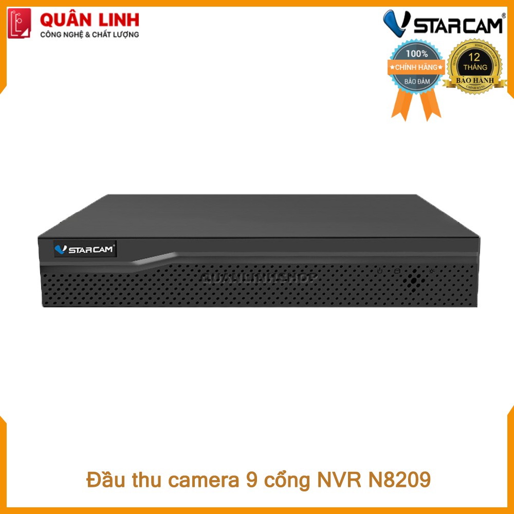 Đầu ghi hình camera IP 9 kênh Vstarcam N8209