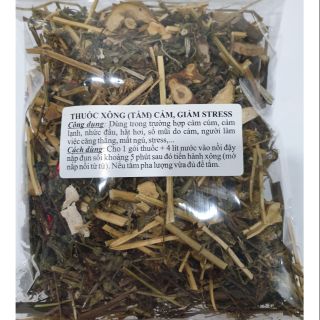 THANG XÔNG (TẮM) CẢM, GIẢM STRESS # Xông Gia truyền 1 thang 130gr #HSD 12 tháng
