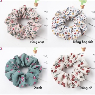 Cột tóc Scrunchies hoa tulip