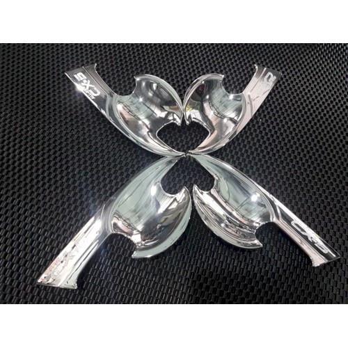 Ốp tay nắm, hõm cửa xe Mazda CX5 2018-2023 mạ crom cao cấp, sáng bóng