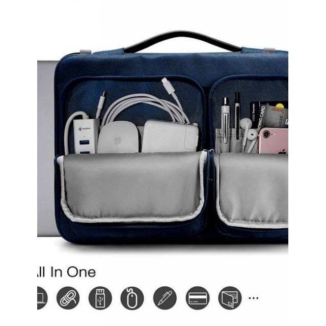 Túi Đeo TOMTOC (USA) 360* Shoulder Bags MacBook Pro 13'' - Dark Blue (A42-C01B01)