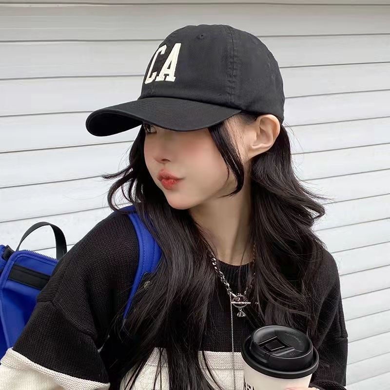 Mũ lưỡi trai thêu chữ CA Nón kết nhiều màu phong cách Ulzzang form unisex nam nữ