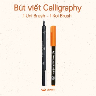 [Bebu123]Combo 2 bút luyện viết Calligraphy chuyên dụng
