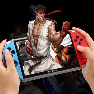 Máy chơi game cầm tay X12 PLUS - Có sẵn 20000 game, màn hình 7 inch, hỗ trợ nghe nhạc, xem phim, đọc sách, tải thêm game