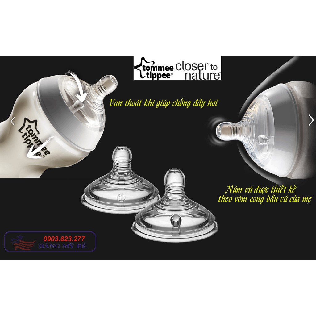 Bình Sữa Cổ Rộng Tommee Tippee - UK