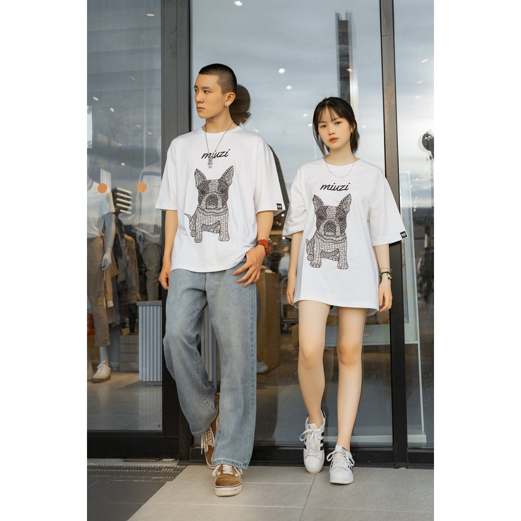 Áo Phông Miuzi hình cún đặc biệt cute,Áo thun Miuzi B002