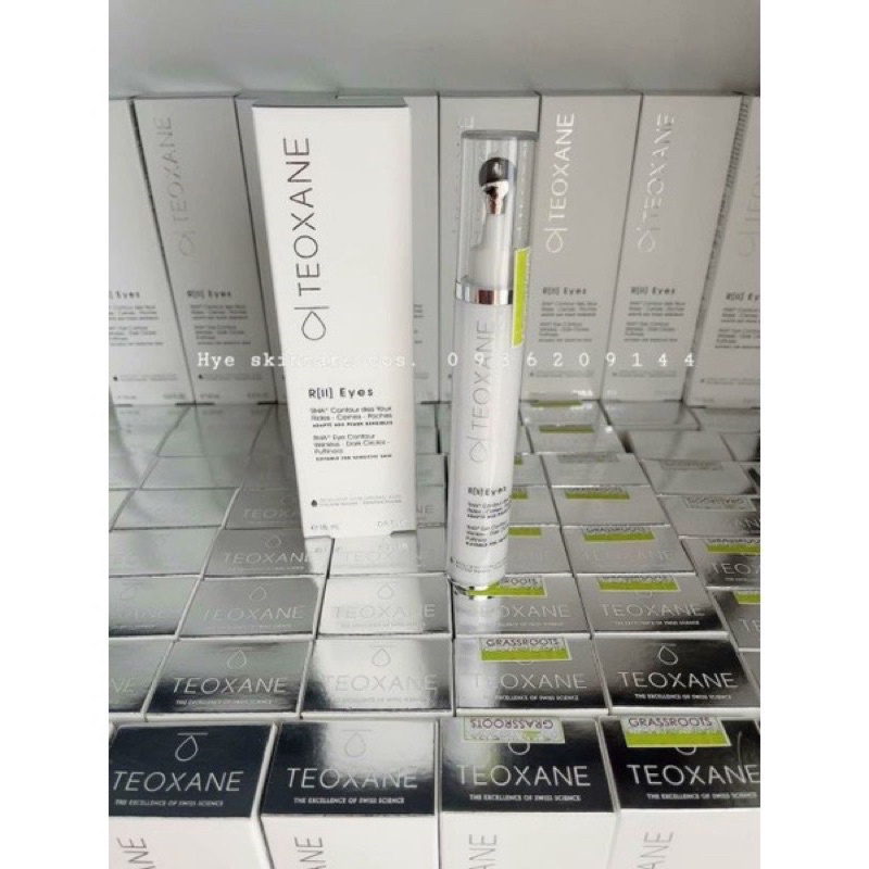 Teoxane R Eyes Contour 15g - Kem giúp trẻ hoá mờ thâm giảm bọng căng đầy nếp nhăn vùng mắt