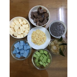 SET CHÈ KHÚC BẠCH NẤU 10 CHÉN