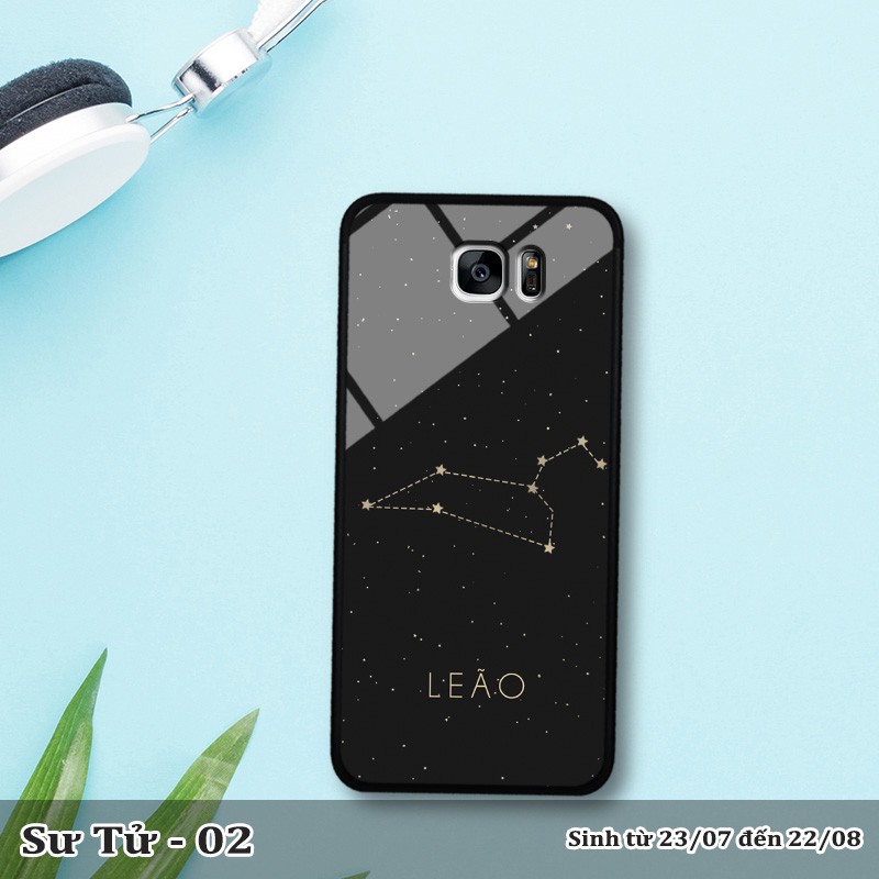 Ốp lưng kính 3D Samsung Galaxy S7/ S7 Edge- cung hoàng đạo | BigBuy360 - bigbuy360.vn