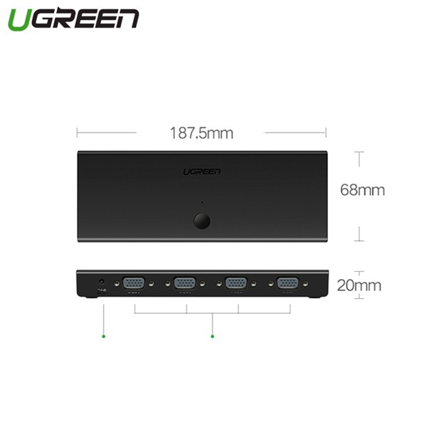 Bộ chia VGA 1 ra 4 (Splitter Box) Ugreen 50292